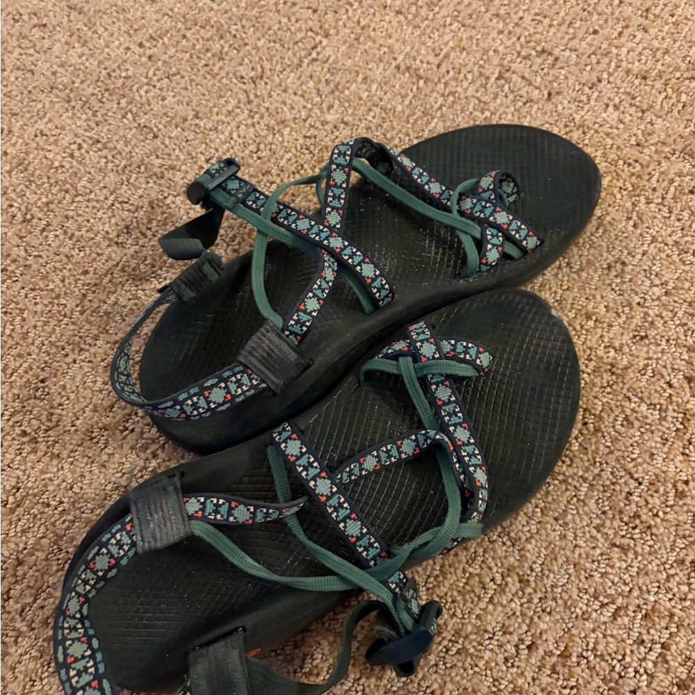Chaco Women's Sandals in Black and Teal